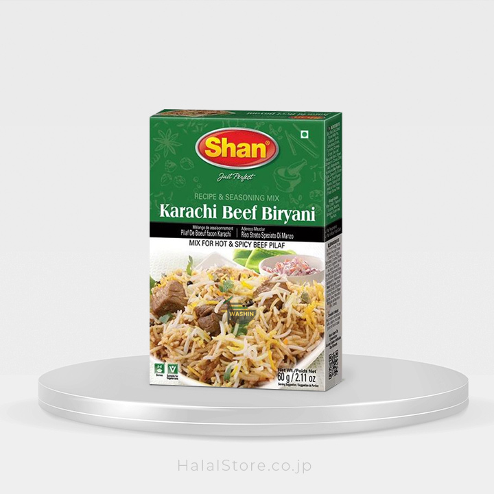 Shan Karachi Beef Biryani Masala – Authentic Spice Mix for Rich & Flavorful Beef Pilaf