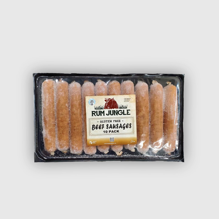 Gluten-Free Halal Beef Sausages 10pcs – 550g